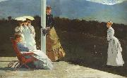 Winslow Homer The Croquet Match (mk44) oil painting reproduction